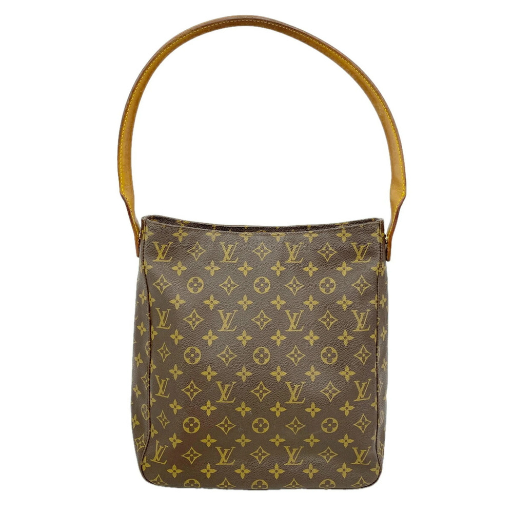 Louis Vuitton Monogram Looping GM Shoulder Bag M51145 Brown Women's